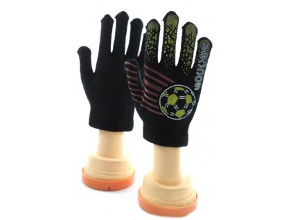 Chlapčenské rukavice Futbal (Farba Tmavozelená, Veľkosť 10-16r)
