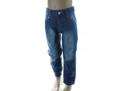Detské riflové nohavice rovného strihu (Farba Modrá, Veľkosť 86)