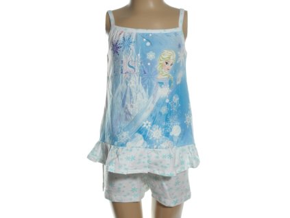 Detské pyžamo FROZEN - ELSA na ramienka (Farba Biela, Veľkosť 4r)