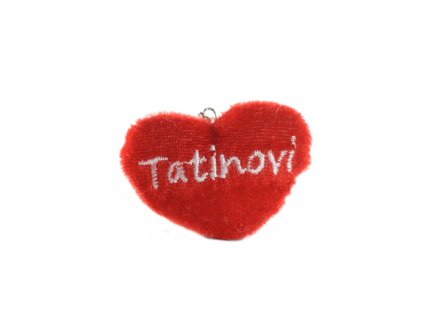 Prívesok na kľúče - Tatinovi (Farba Červená, Veľkosť 6x5cm)