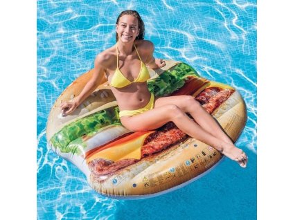 Nafukovačka hamburger 145*152cm Intex 58780