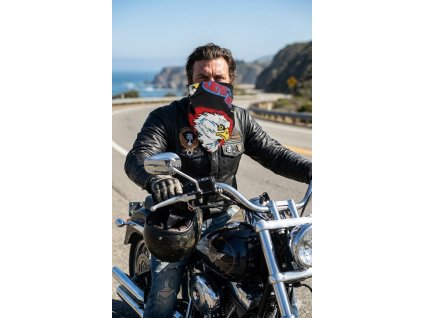 moto satka harley davidson eagle black