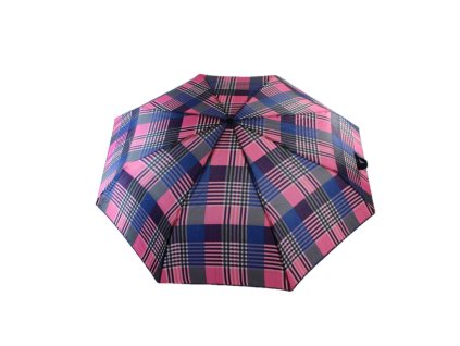 Dáždnik skladací farebné štvorce (Farba Ružová, Veľkosť 25cm)