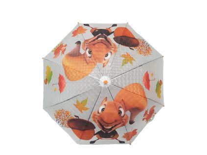 Detský dáždnik veverička 66cm