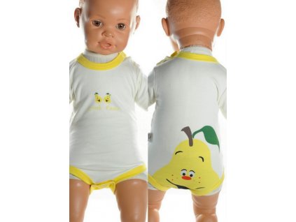 Detské, kojenecké body - hruška (Farba Žltá, Veľkosť 1m)