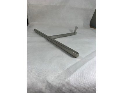 Hák do úzkej rebriny v tvare T 60*30cm (Farba Strieborná, Veľkosť 1806 - 60*30CM)