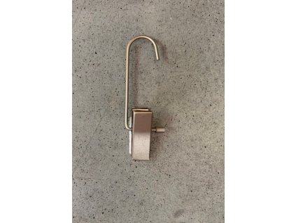 Kovový háčik so štipcom 12cm