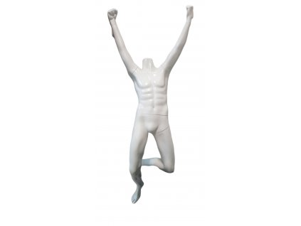 Pánska biela,lesklá figurína ACTIV -Hans boodt