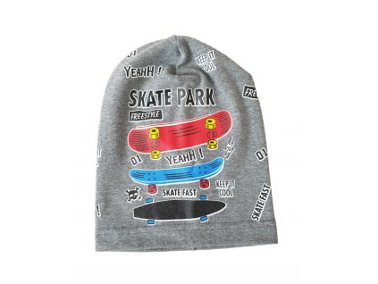 Detská,prechodná čiapka SKATEPARK