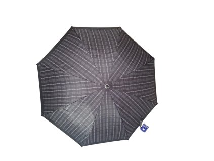 Dáždnik - čierny pásy a lem po okrajoch