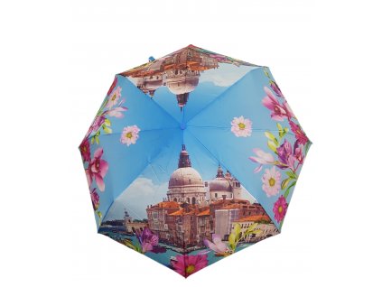 Automatický,vetruodolný dáždnik Benátky