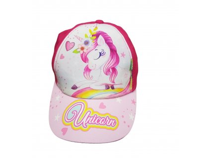 Dievčenská šiltovka Unicorn a srdiečko s UV ochranou