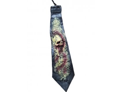 3D kravata Halloween sceleton - kostra
