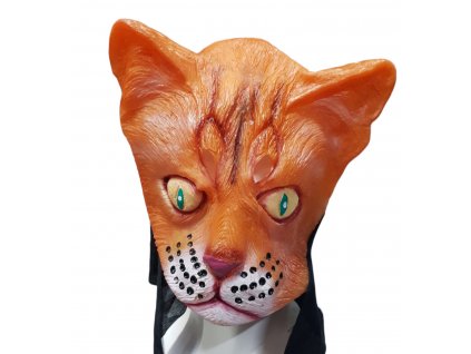 Maska na Halloween alebokarneval - mačka