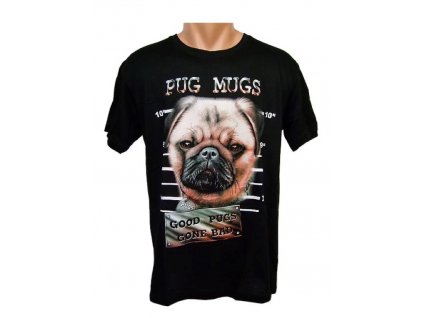 Tričko - Pug Mugs