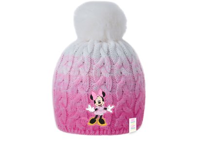Dievčenská čiapka Minnie s brmbolcom