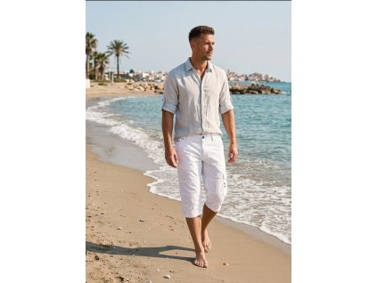 biele panske 3 4 nohavice gaastra cargo strih