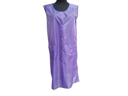 Dederónová zástera bez rukávov kosoštvorce + dámsky opaskok ZADARMO