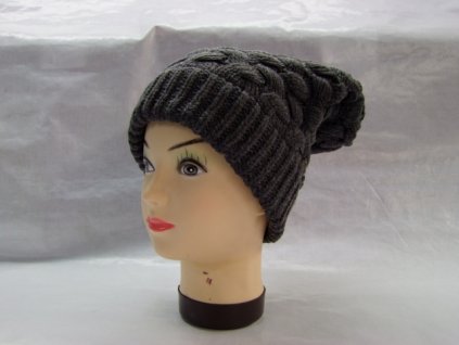 Čiapka dámska pletená