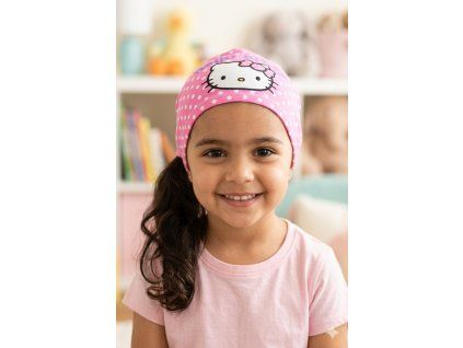 dievcenska celenka hello kitty ruzova bodkovana