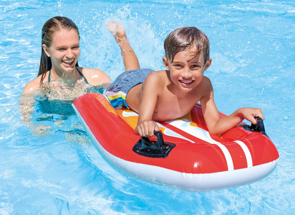 Intex 58165 Nafukovačka surf 112*62cm Veľkosť: 112*62, Farba: Oranžová
