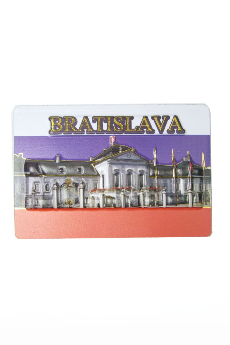 3D magnetka Bratislavy - Prezidentský palác Veľkosť: Neurčená, Farba: Multifarebné