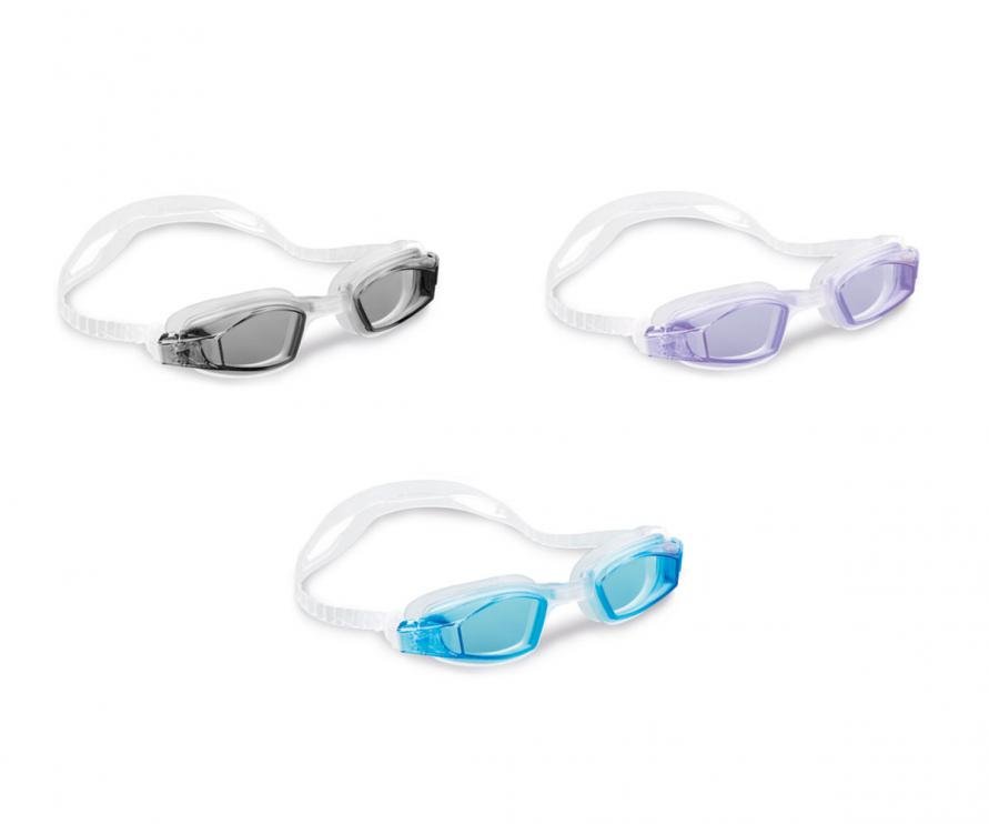 Intex 55682 Plavecké okuliare Intex Free Style Sport Veľkosť: 17*20, Farba: Modrá