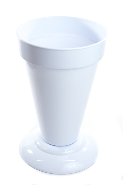 Váza plastová 4,5L Veľkosť: 4.5L, Farba: Biela