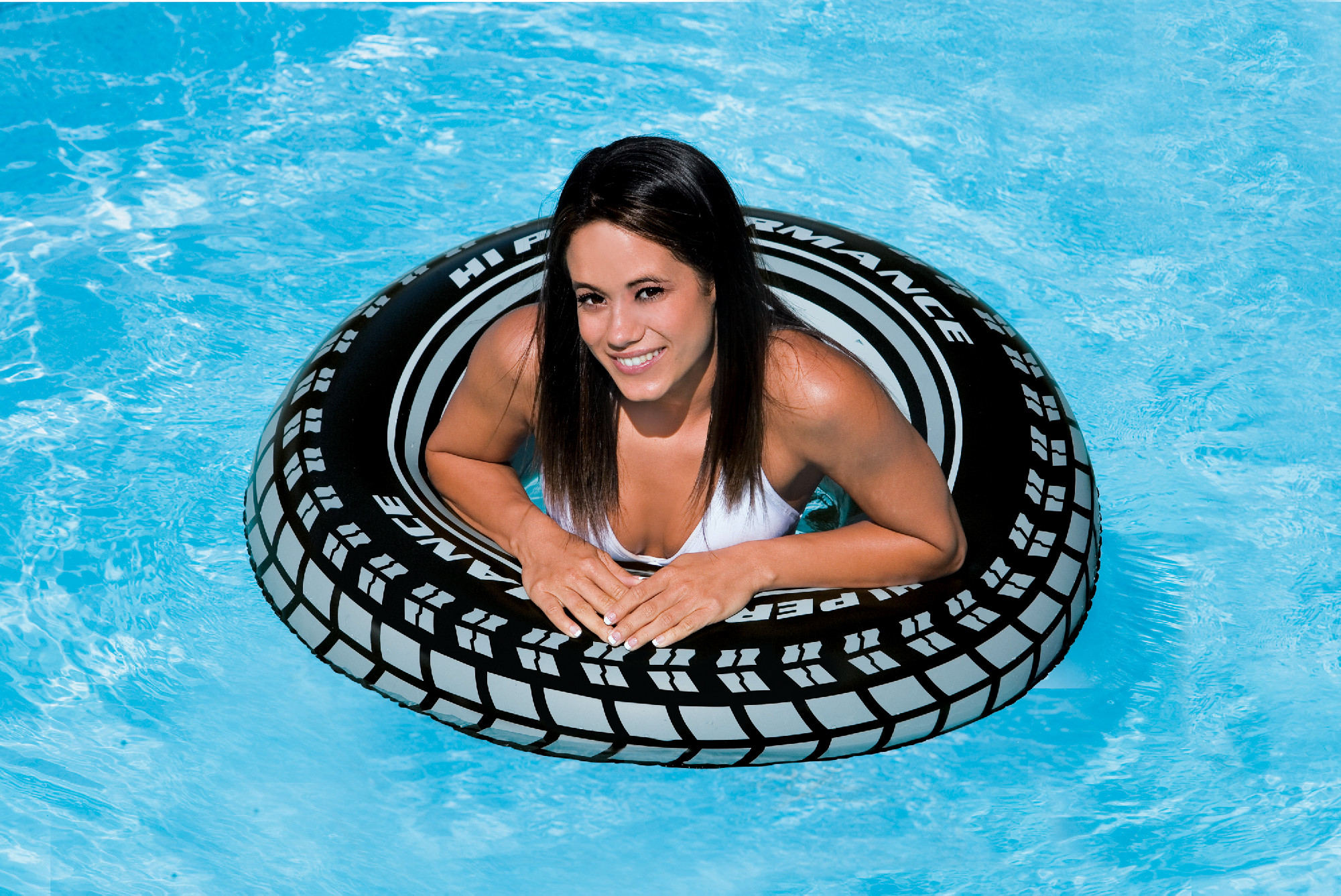 Plávacie koleso Intex pneumatika 91cm Intex 59252 Veľkosť: 91, Farba: Čierna