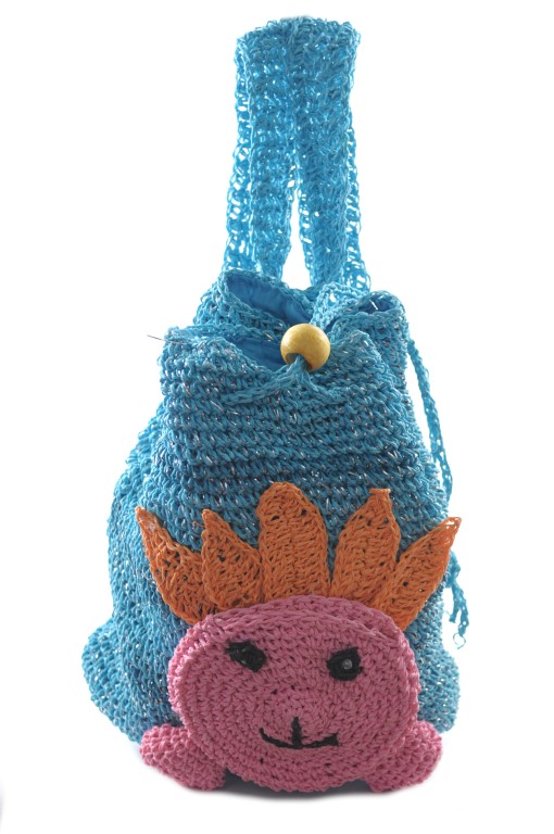 Detský ruksak z prirodného materiálu SUN Veľkosť: 32x26cm, Farba: Žltá