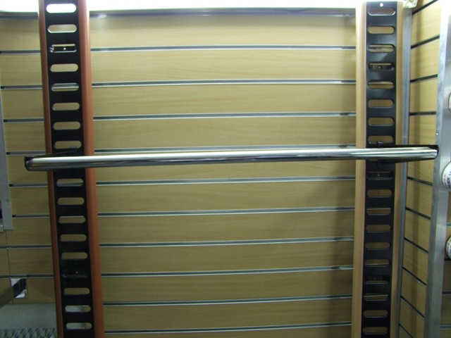 Rebríková tyč chróm - 120cm Veľkosť: 120cm, Farba: Strieborná