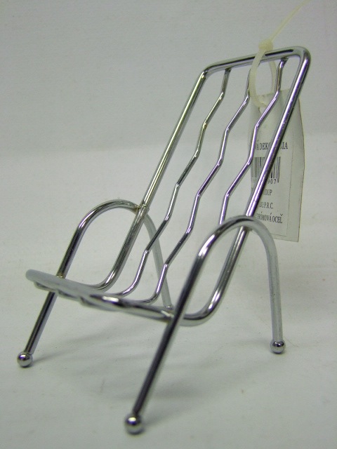 Originálny stojan na vizitky Veľkosť: 11*5cm, Farba: Strieborná