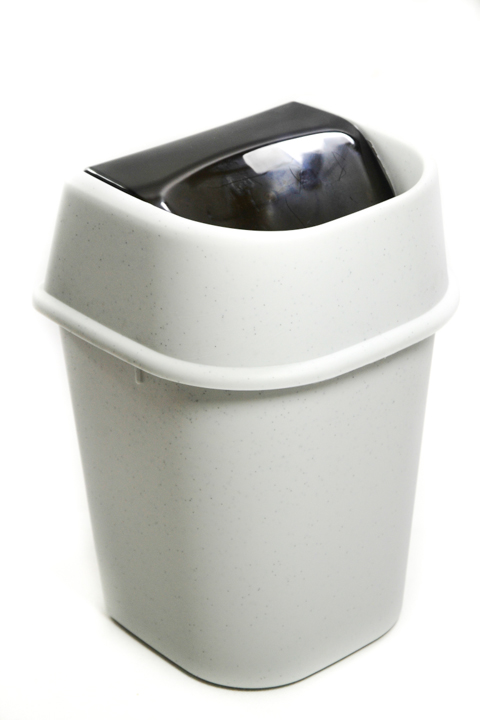 Odpadkový kôš preklápací 6 L, MooNStar Veľkosť: 6L, Farba: Biela
