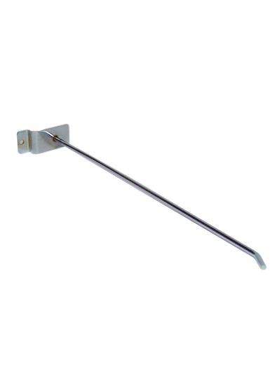 Drážkový systém - hák hrubý  - 30 cm / 0,60 mm Veľkosť: 30cm, Farba: Strieborná