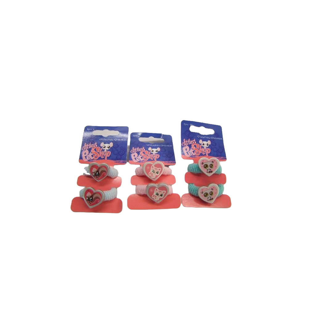 Gumičky Littlest Pet Shop 2ks do vlasov Veľkosť: Neurčená, Farba: Tyrkysová