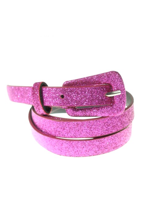 Opasok dámsky - trblietavý Glitter Fancy Pigment Veľkosť: 106cm, Farba: Čierna