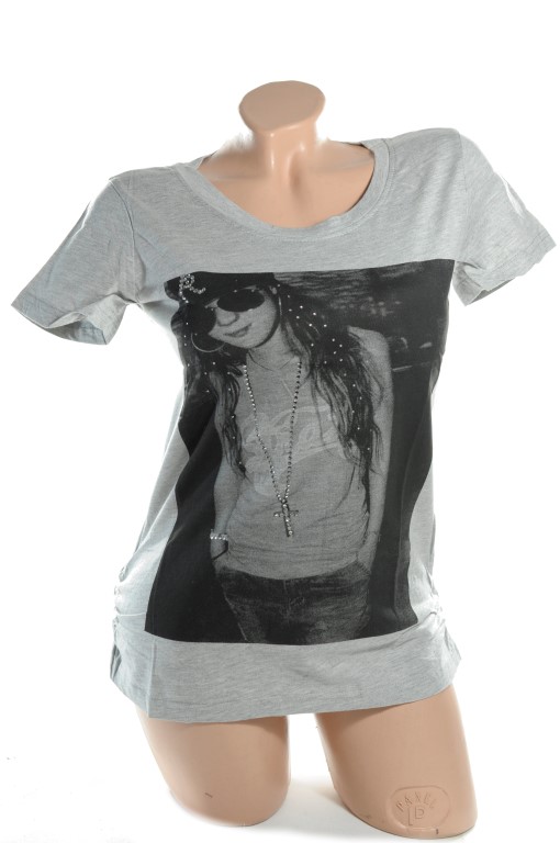 Dámske tričko - kríž Veľkosť: M/L, Farba: Čierna