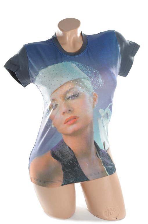 Dámske tričko - letuška Veľkosť: L, Farba: Šedá