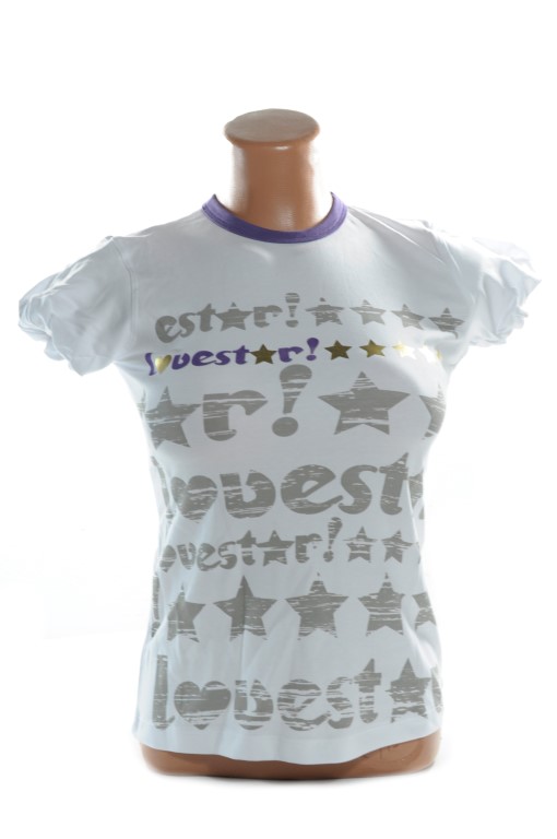 Detské tričko - Estar Veľkosť: 10-11R, Farba: Biela