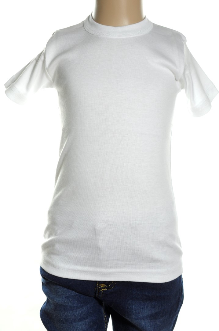 Detské tričko - biele Veľkosť: 2/3r, Farba: Biela