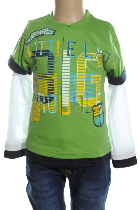 Detské tričko - nápis Veľkosť: 110, Farba: Biela