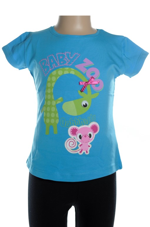 Detské tričko - BABY ZOO Veľkosť: 98, Farba: Biela