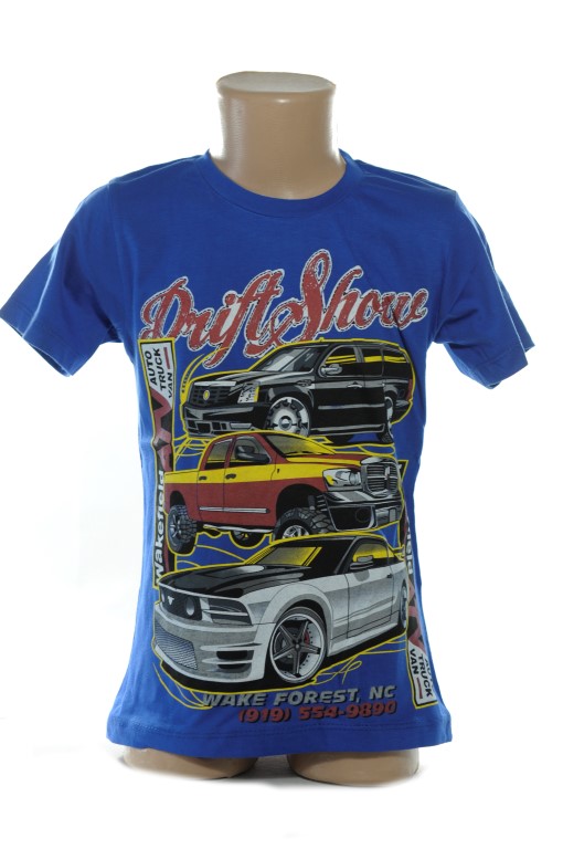 Detské tričko - Drift  Show Veľkosť: 128, Farba: Biela