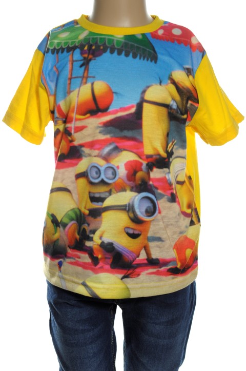 Detské tričko Minions Veľkosť: 3r, Farba: Žltá