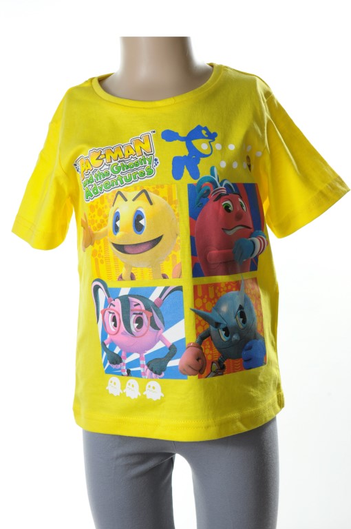 Detské tričko - PAC MAN Veľkosť: 4r, Farba: Svetlomodrá