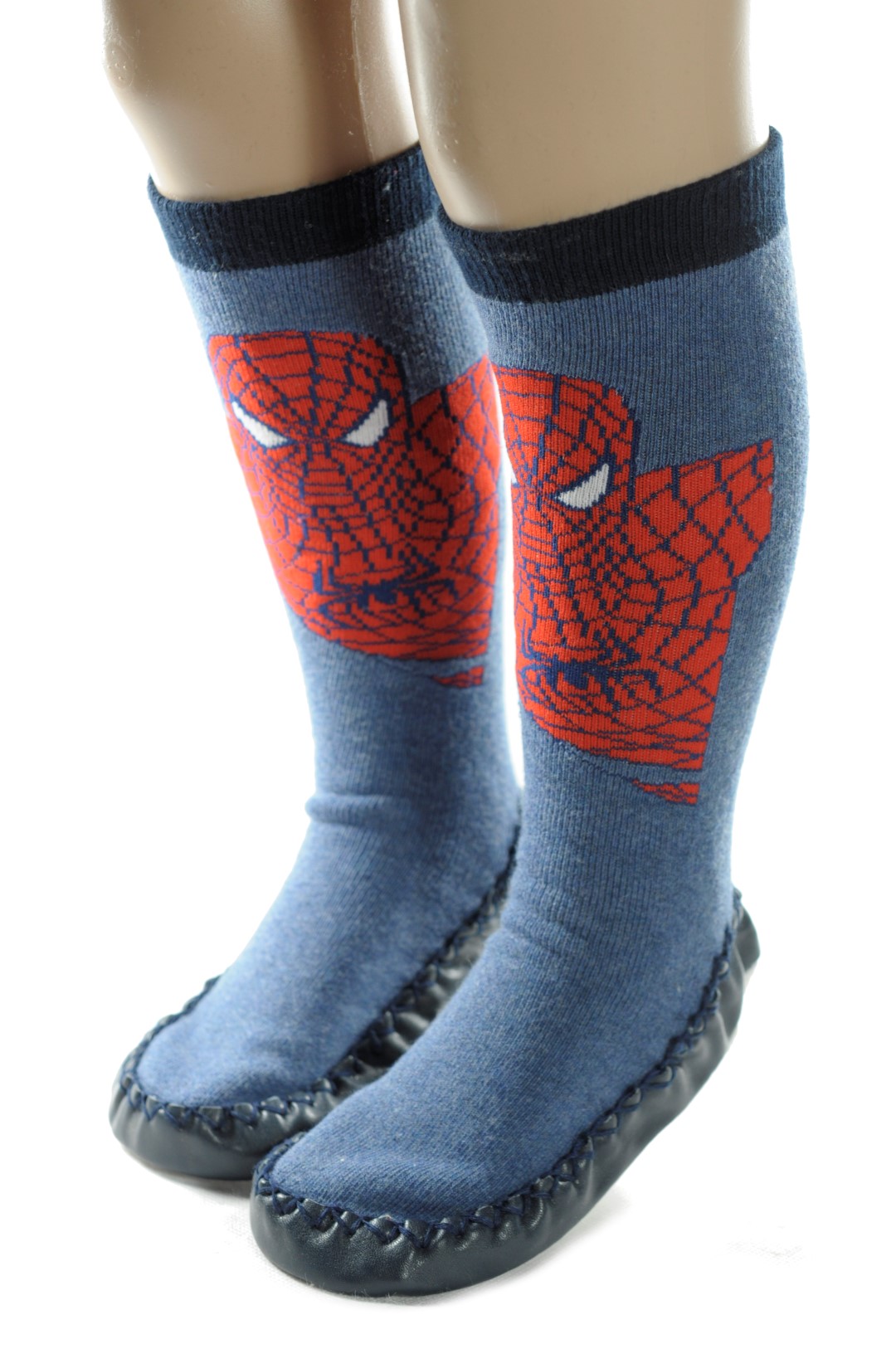 Detské ponožky - Spiderman, protišmykové Veľkosť: 23-26, Farba: Červená