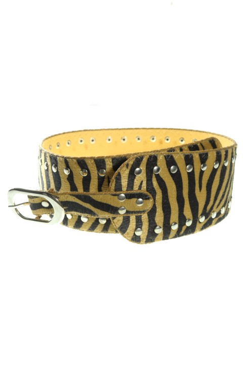 Dámsky Široký opasok Zebra in Kenia Veľkosť: 110cm, Farba: Hnedá