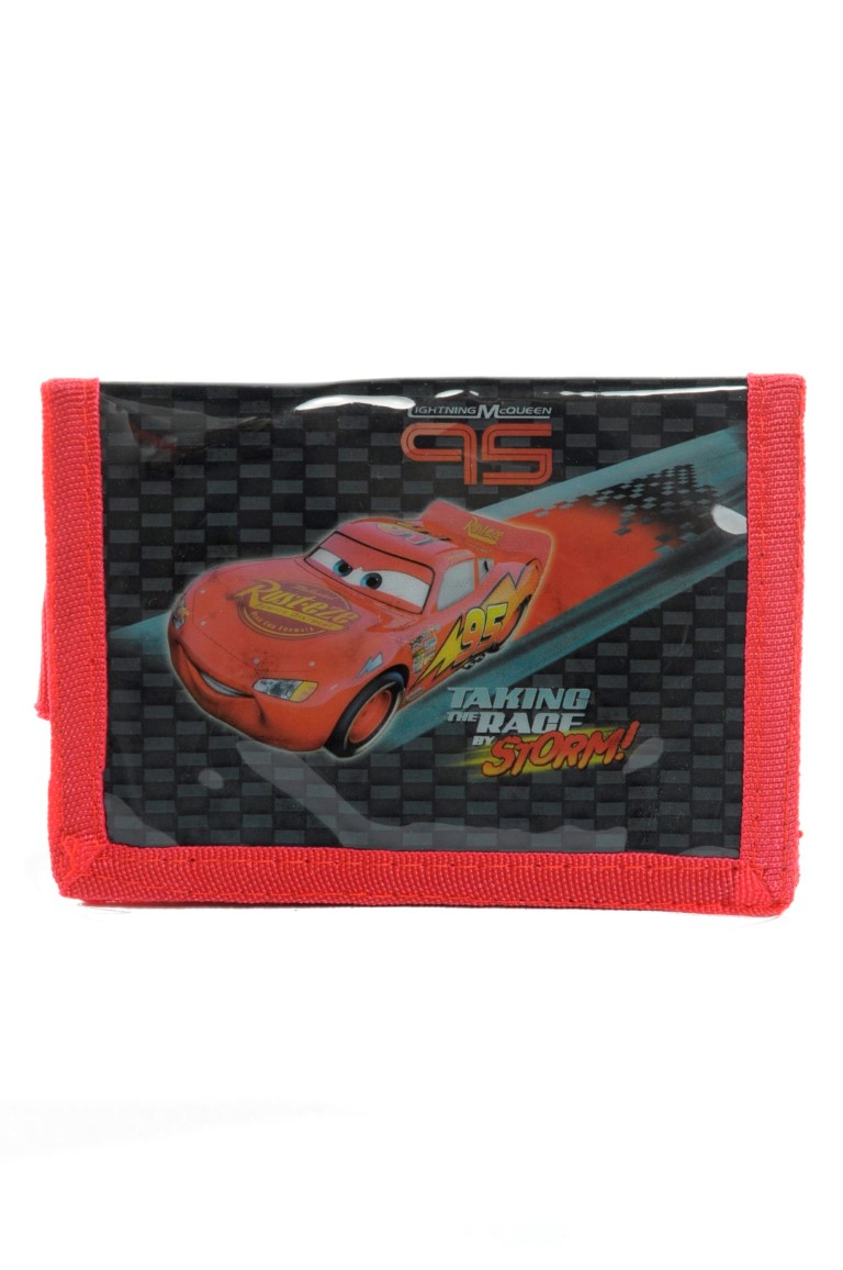 Peňaženka Disney Cars Veľkosť: 12x9cm, Farba: Čierna