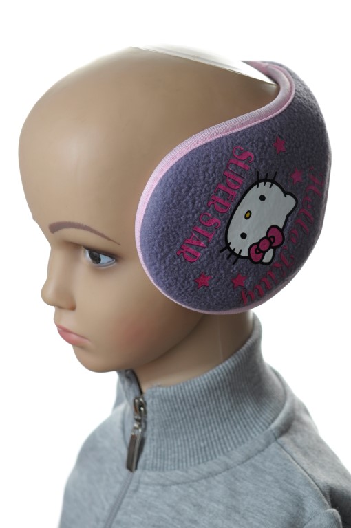 Detské slúchadlá na ochranu uší Hello Kitty Veľkosť: UNI, Farba: Fialová