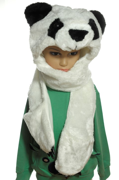 Čiapka dámska - medveď ladový PANDA Veľkosť: UNI, Farba: Biela